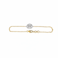 Halo Diamond Bracelet - Gold-Plated (Vermeil) Lab-Grown Diamonds | VB250274