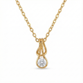Mini Round Cluster Diamond Pendant - Gold-Plated (Vermeil) Lab-Grown Diamonds | VP250072