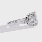 Radiant-Cut Lab-Grown Diamond Five-Stone Ring | Radiant & Baguette Sides | VR260086