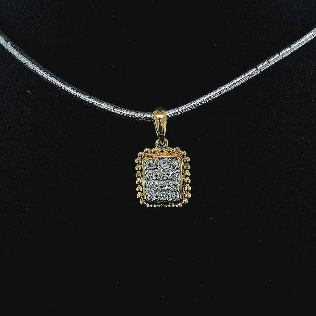 Cluster Diamond Pendant - Gold-Plated (Vermeil) Lab-Grown Diamonds | VP250096