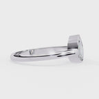 1.30ct Emerald Cut Lab-Grown Diamond Ring | Full Bezel Setting | VR260031