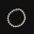 Cluster Diamond Tennis Bracelet -Gold (Plated) Vermeil Lab-Grown Diamonds | VLB00055