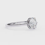 2.25ct Round Brilliant Lab-Grown Diamond Engagement Ring | Hidden Pavé Gallery