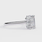 2.50ct Emerald Cut Lab-Grown Diamond Solitaire Engagement Ring