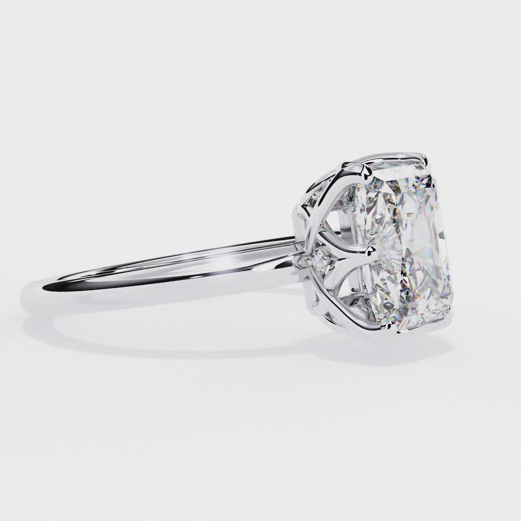 2.50ct Radiant Cut Lab-Grown Diamond Ring | Distinctive Gallery | VR260055
