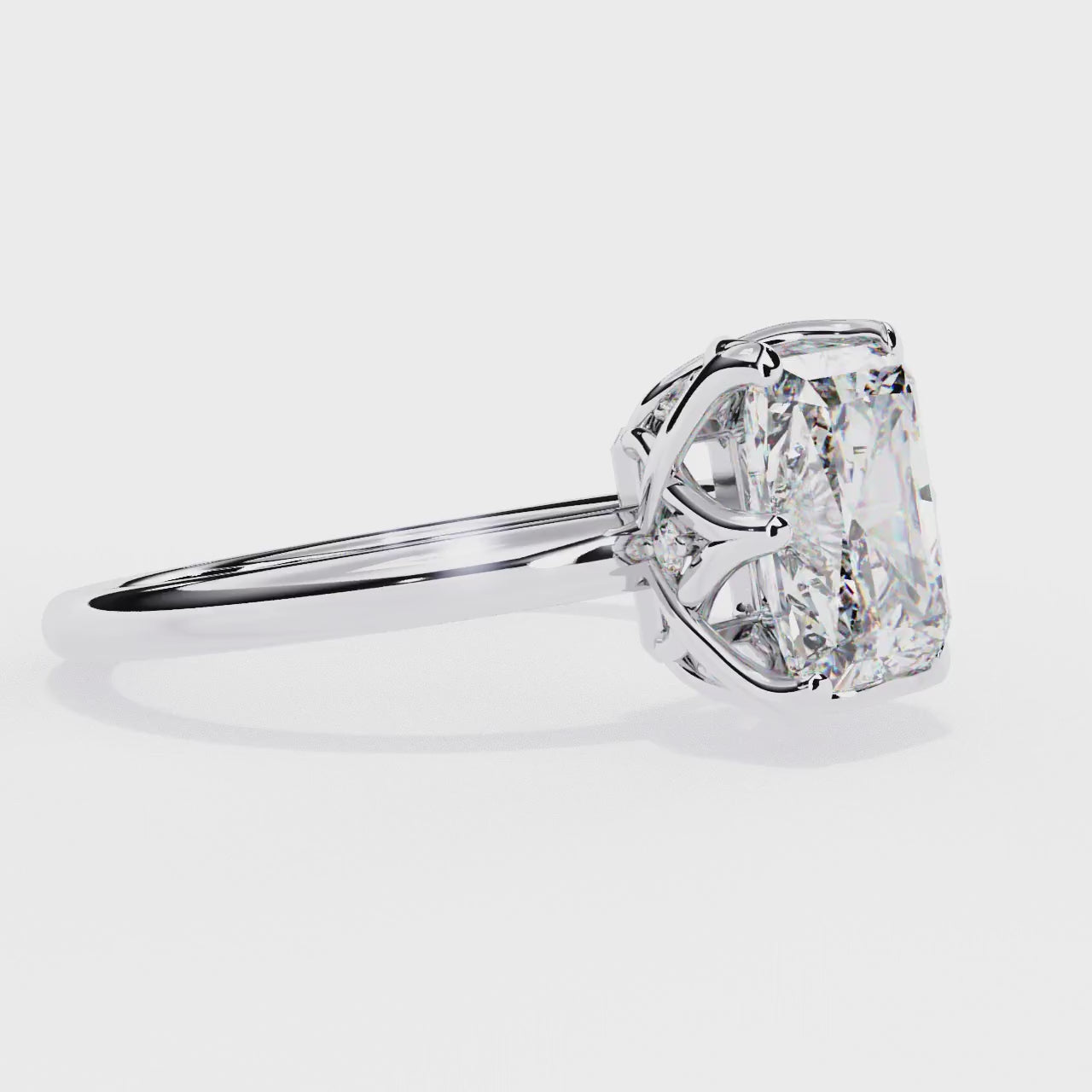 2.50ct Radiant Cut Lab-Grown Diamond Ring | Distinctive Gallery | VR260055