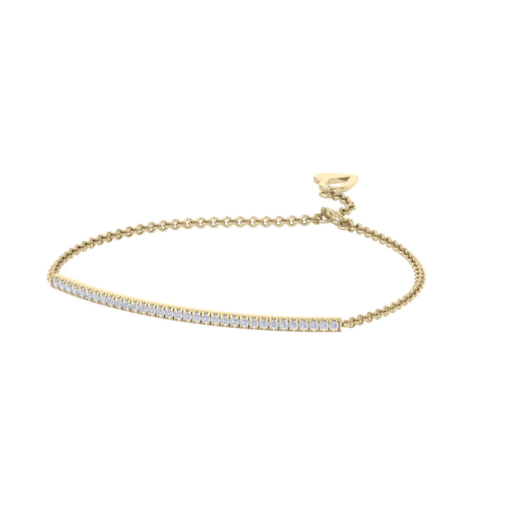 Classic Diamond Tennis Bracelet -Gold-Plated (Vermeil) Lab-Grown Diamonds | VLB00004