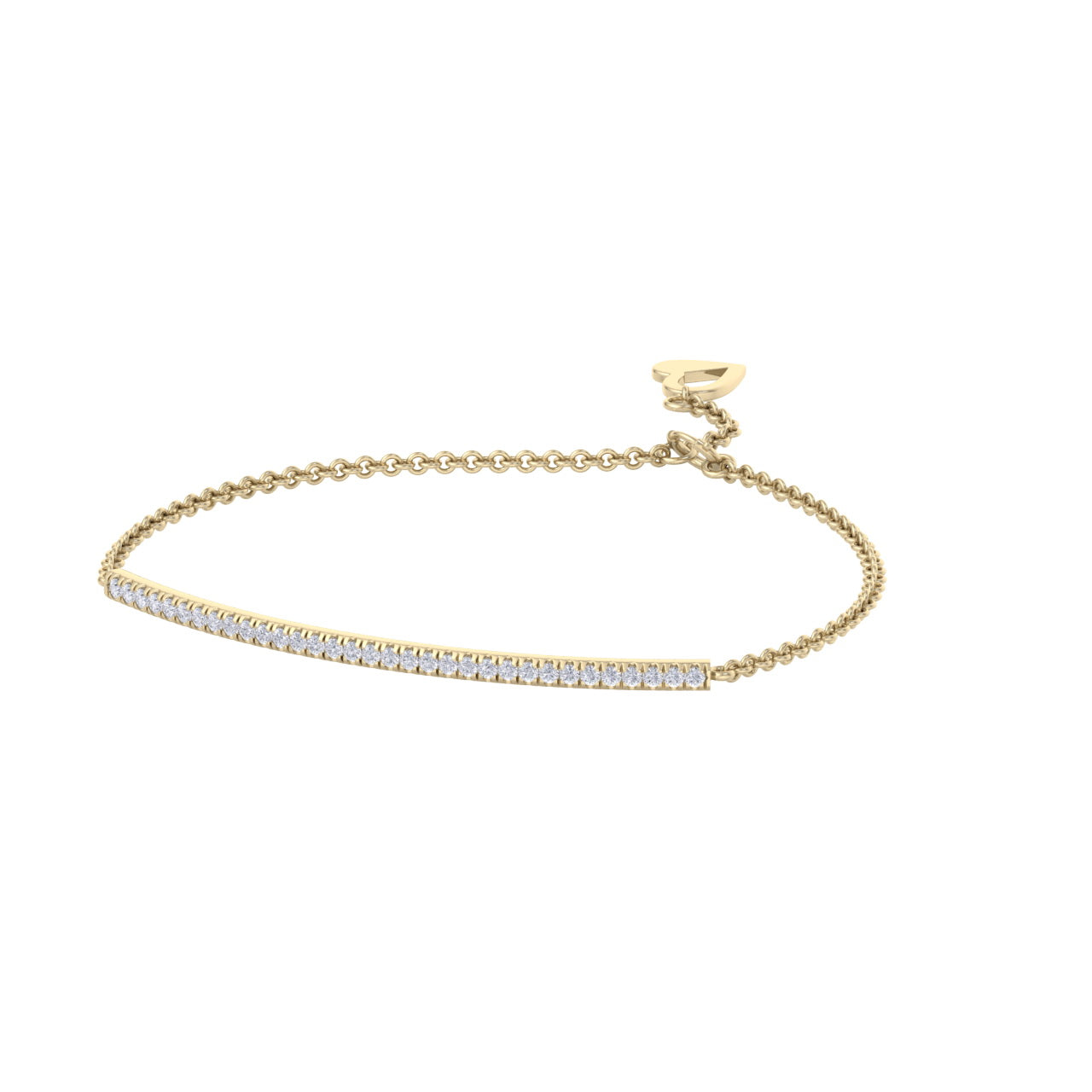 Classic Diamond Tennis Bracelet -Gold-Plated (Vermeil) Lab-Grown Diamonds | VLB00004